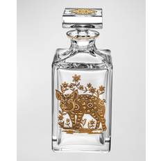 Caraffe per Whiskey Vista Alegre Golden Whisky Decanter with Gold Pig Caraffa per Whiskey