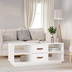 vidaXL 100x50x41 massivt fyrretræ Sofabord 50x100cm