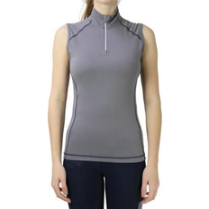 Hy Equestrian Sport Active Sleeveless Top - Pencil Point Grey