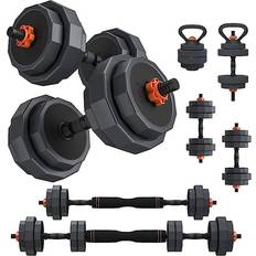 Adjustable weight set Lusper Adjustable Weight Dumbbell Set 44lb