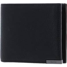 Calvin Klein Modern Plaque Bifold Wallet - Black