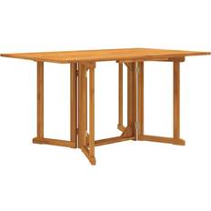 Teak Tavoli da Pranzo da Esterno vidaXL Tavolo Giardino Pieghevole a Farfalla 150x90x75 cm Massello Teak - Marrone