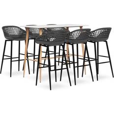 Garden & Outdoor Furniture vidaXL 7 Outdoor Bar Set