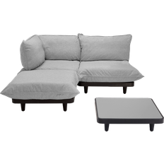 Fatboy Conjuntos de Sala de Exterior Fatboy Paletti Outdoor Loungesofa Set Medium Links 180x180x90 cm - Steingrau Conjunto de Sala de Exterior