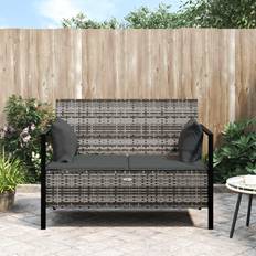 Rattan Outdoor Sofas vidaXL 2-seater patio bench Outdoor Sofa