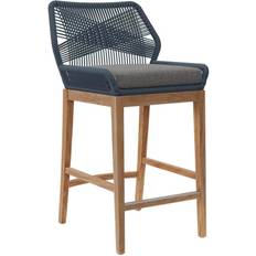 Blue Outdoor Bar Stools modway Wellspring