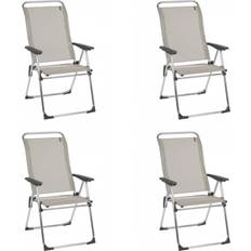 Lafuma Garden & Outdoor Furniture Lafuma Alu Cham Batyline Chair Seigle Brown