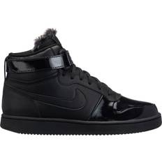Nike Ebernon Mid Premium Black, Female, Sko, Sneakers, Sort