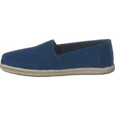 Allacciato Espadrillas Toms Suede Rope Alprg Moroccan Blue Female