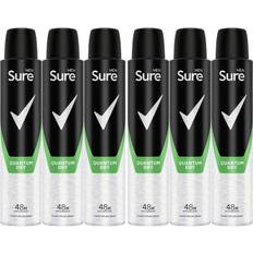 Sure 6 men quantum dry antiperspirant aerosol deodorant for 48hr