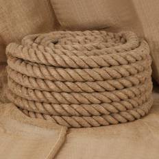 Fils et Fournitures de Couture vidaXL Corde De Jute 10 M De Long 40 Mm Dik Jute153776