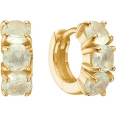 Carre Smykker Carre Earrings Creoler hos Magasin Gold