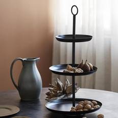 Sort Kagefade Nordal ASSAM etagere jern Kagefad