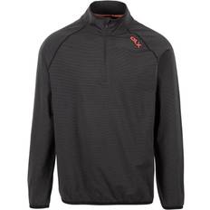 DLX Men's Half Zip Fleece Hulton Black