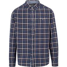 Trespass Skjorter Trespass Withnell Male Casual Cotton Shirt - Blue