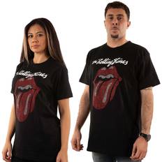 Rolling Stones Diamante Logo and Tongue Fashion T Shirt