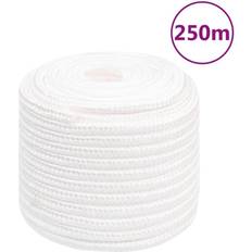 Antivegetative vidaXL Corda per barca Completamente Bianca 16 mm 250 m in Polipropilene Bianco