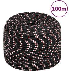 Nautica vidaXL Corda Nautica Nera 10 mm 100 m in Polipropilene cod mxl 46421