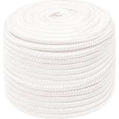 Navigation vidaXL Corde de Bateau Corde de Levage Câble d'Amarrage Ancrage Navire Lignes de Gréement Corde à Linge Blanc Complet 14 mm 250 m polypropylène