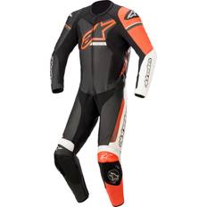Alpinestars Læderdragt GP Force Phantom, Sort/Hvid/Neonorange