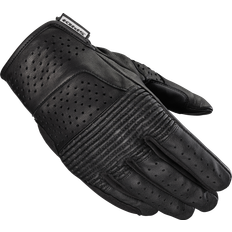 Perforated Motorcycle Gloves - Black