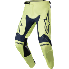 Yellow Motorcycle Trousers Alpinestars Racer Hoen Motocross trouse. blue