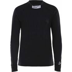 Red Base Layer Children's Clothing Craft Compression Shirt For Kids Long Sleeve - Noir