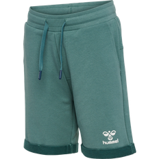Børnetøj Hummel Flik Shorts - Sea Pine (219932-6608)