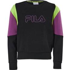 98/104 Kleider Fila Teens Girls Samia Cropped Bloc Black-hyacinth Violet-love Bir, Unisex, Tøj, Skjorter, Flerfarvet, 146/152