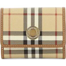 Burberry Check Trifold Wallet ARCHIVE BEIGE BRI