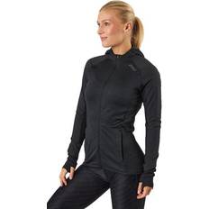 2XU Oberbekleidung 2XU Ignition Shield Mid-Layer Hooded Damer, sort Løbejakker & -veste 2022