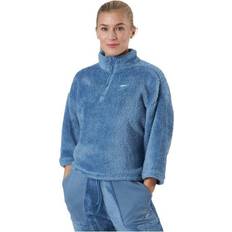 Reebok Dame T-skjorter Reebok Myt Cozy Pack Coverup Blusla, Female, Tøj, Skjorter, Træning, blå