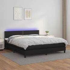 160 cm Betten vidaXL mit Matratze & LED 160x200 cm Boxspringbett