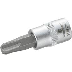 Accessoires voor elektrisch gereedschap Toolcraft 816055 Kruiskop Phillips Dopsleutel-bitinzet PH 4 1/4 (6.3 mm)