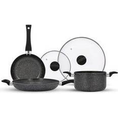 Granite stone cookware 5 piece granite stone nonstick pots pans with lid