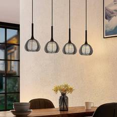 Lucande Tetira 4 Long Pendant Lamp