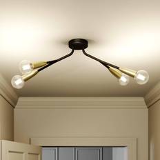 Lucande Loftlamper Lucande Carlea 4 lysk. Loftplafond