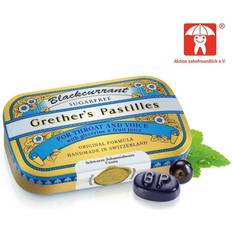 Pastilles Grether’s Pastilles Blackcurrant Pastilles Sans Sucre Cassis