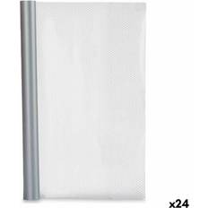 Plata Bolsas de Plástico y Papel de Aluminio Kinvara Antideslizante Plateado Polipropileno 45 x 200 cm (24 Unidades) Bolsa de Plástico y Papel de Aluminio