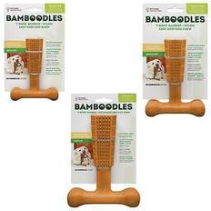 Pets Bamboodles T-Bone Chew Toy Dogs Butter