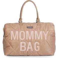 Bolsillo para Botella Bolsos Cambiadores Childhome Mommy Bag Acolchado Beig