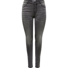 Only Carmakoma Jeans carAugusta Life HW Grå W50/L30