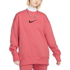 Jumpers Nike Sportswear Womens Phoenix Fleece Midi Swoosh Crew