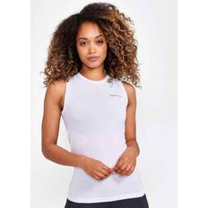 White - Women Base Layer Tops Craft ärmellos Intensity Damen Radunterhemd, Größe