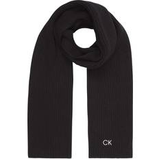 Calvin Klein Bomull Halsdukar & Sjalar Calvin Klein Classic Cotton Rib Scarf K50K509693BAX 30x180