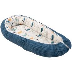 Kuschelnest Waffelpiqué 55x95 cm blau