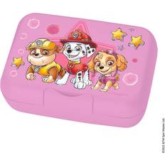 Rosa Brotdosen Koziol Lunchbox mit Trennschale CANDY L PAW PATROL