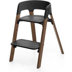 Baby Chairs Stokke Steps Chair Black Golden Brown