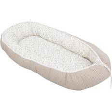 Nidi per neonati Ullenboom Baby Nest & Cocoon Motivo a cialde Floral Sand beige