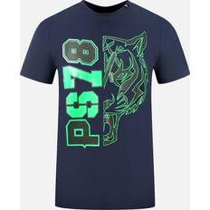Philipp Plein Blått Print T-Shirt - Blue